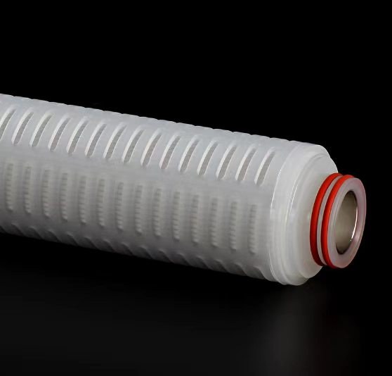 Pleated cartridge — detail