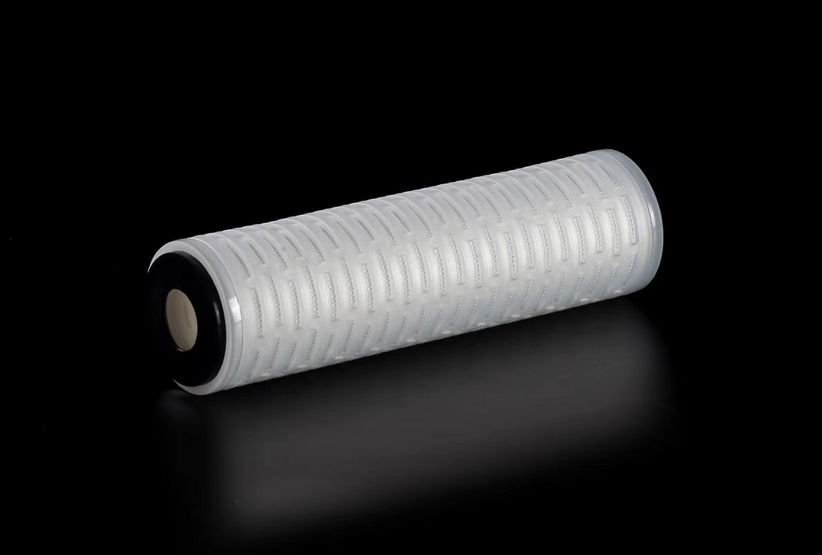 Pleated cartridge — black end cap