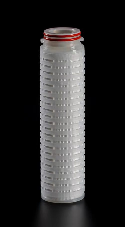 Pleated cartridge — vertical
